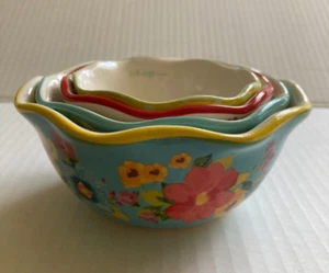 Pionierin Keramik Blumen verschachtelte Messbecher 4er Set Mütter Köche - Bild 1 von 5