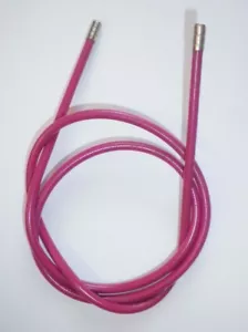 GUAINA CAVO FRENO BICICLETTA ROSA SCURO RICAMBI BICI 45 - Foto 1 di 2