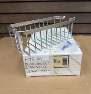 Samuel Heath N28.SN Shower Basket - Satin Nickel - Unused - Picture 1 of 16