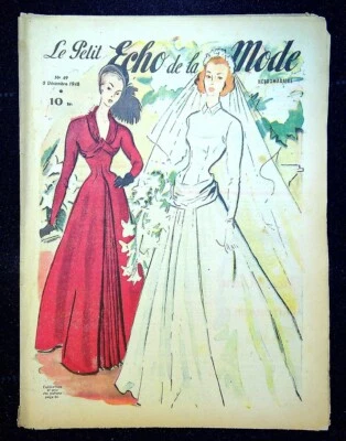 Le Petit Echo de la Mode année 1948, Ancien magazine Français N°49 - Photo 1/2
