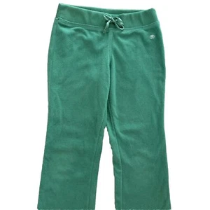 OLD NAVY Girls Fleece Pants Size Large L 10-12 Green Straight Leg - Picture 1 of 5