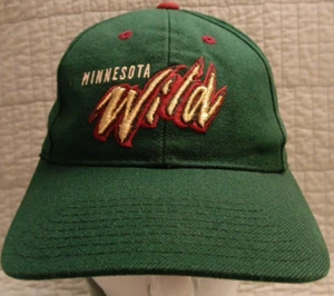 Gorra de Colección Unisex Snapback Puma Verde Minnesota Salvaje NHL Bordado Hechizo Sombrero - Imagen 1 de 11