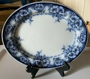 Alfred Meakin Ltd England Normandy Royal Semi Porcelain Oval Platter - Stamped - Picture 1 of 10