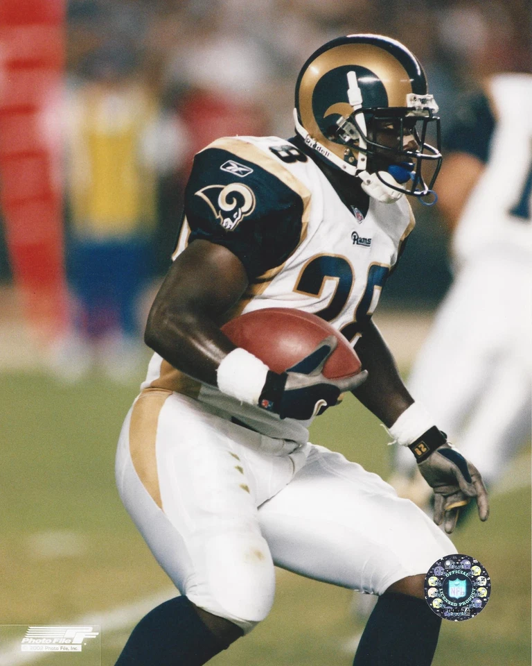 Foto sin firmar de Marshall Faulk #2 8x10 St. Louis Rams Foto 1 de 1