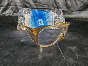 GAFAS DE SEGURIDAD UV Botón 8800 Panaspec Z87 Marrón NUEVAS - Imagen 1 de 5