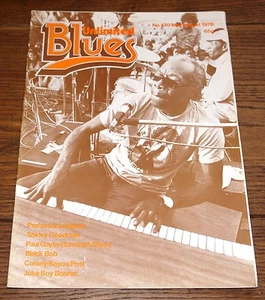 BLUES UNLIMITED MAGAZINE NO 130 1978 PROFESSOR LONGHAIR BLACK BOB JUKE - Picture 1 of 3