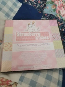 Crafters Companion Strawberry Kisses Papercrafting CD-ROM (MD962)by Sally Hunter - Picture 1 of 2