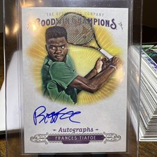 2018 Upper Deck Goodwin Champions Frances Tiafoe RC “Big Foe” Auto Inscription