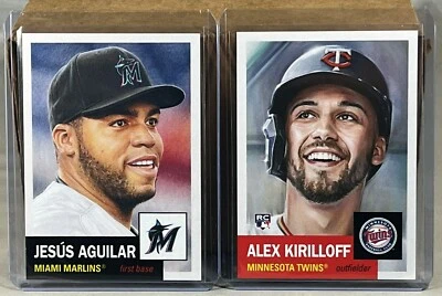 2021 TOPPS LIVING SET WEEK 23 #421 JESUS AGUILAR #422 ALEX KIRILLOFF TWINS RC - Image 1 of 2