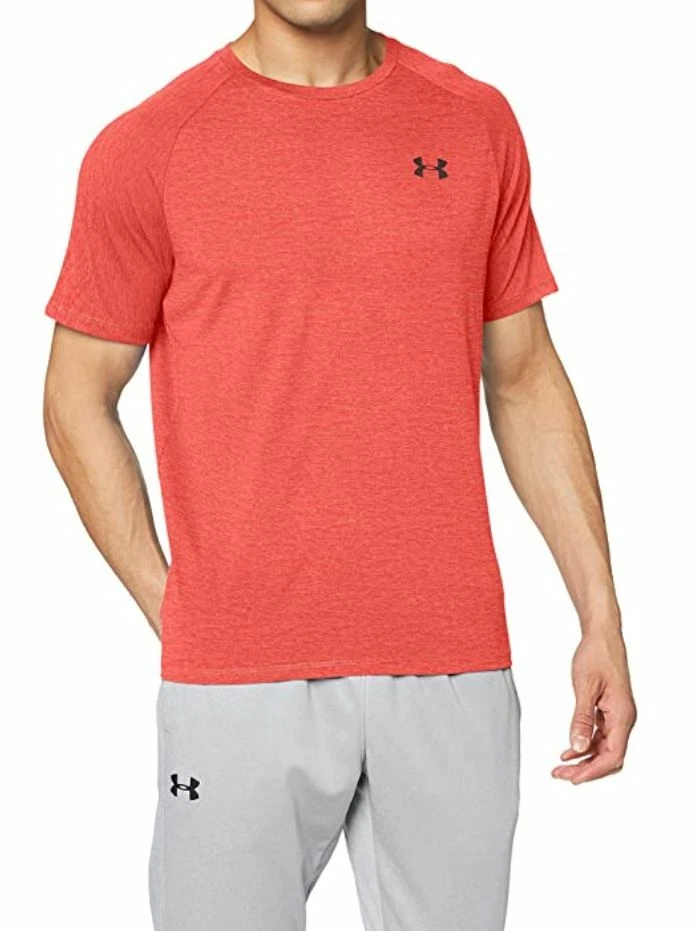 Under Armour Men's UA Tech 2.0 Short Sleeve Kb7 Red/graphite Size XL