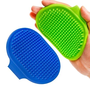 Dog Bath Brush 2Pcs, Pet Shedding Shampoo Brush for Cats & Dogs, Grooming Brush - Picture 1 of 7