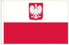 Poland State Eagle Sleeved Courtesy Flag ideal for Boats 45cm x 30cm