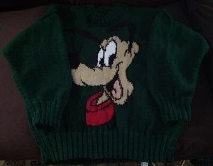 Handmade Sweater Green Pluto Disney For teen Girl Size 13-14 Year Old - Picture 1 of 1
