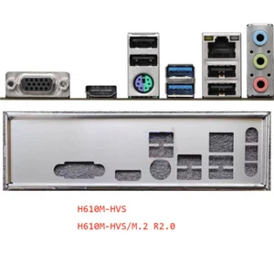 1Pcs For ASRock H610M-HVS,H610M-HVS/M.2 R2.0 I/O Shield BackPlate Blende Bracket - Afbeelding 1 van 1