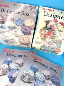 Kits artesanales de caja de almacenamiento de diseño HomeCraft x4 - ¡Nuevos, sellados! - Imagen 1 de 4