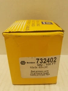 Filo primario rosso 100 piedi NAPA Belden 732402 16 Ga/Cal 30,5 m - Foto 1 di 2