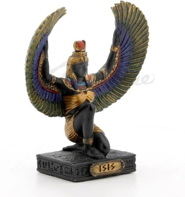 VERONESE DESIGN Isis Tall Egyptian Gods Painted Polystone Miniature Figurine