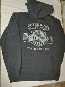 HARLEY DAVIDSON SWEATSHIRT MIT REISSVERSCHLUSS - DAMEN KLEIN - NORTH CAROLINA OUTER BANKS - Bild 1 von 5