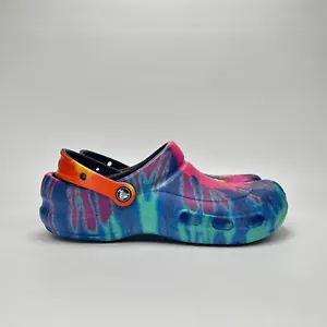Zueco Crocs Multicolor Arco Iris Tie Dye Bistro Zapatos Antideslizantes Para Hombre Talla 10 - Imagen 1 de 11
