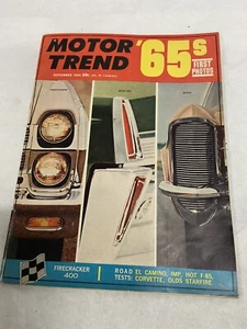 MOTOR TREND MAGAZIN SEPTEMBER 1964 1965 CHEVELLE EL CAMINO-CORVETTE 1. FOTOS - Bild 1 von 8