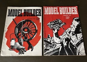 2 WWII Model Builder magazines; December 1943 and February 1944 Lionel Trains - Picture 1 of 4