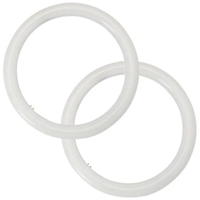 Diodesy 2PK 12" Fluorescent Light Bulb T9 Round Lamp 16W Color Selectable 1600LM - Image 1 of 4