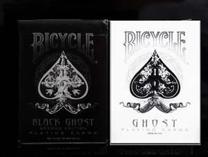 Paquete de 2 mazos fantasmas Ellusionist BLANCO Y NEGRO - trucos de magia para bicicletas de cartas - Imagen 1 de 3
