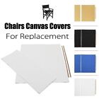 Washable Chair-Seat Covers Kit Director Chair-Seat Replace Canvas Cover Decor AU