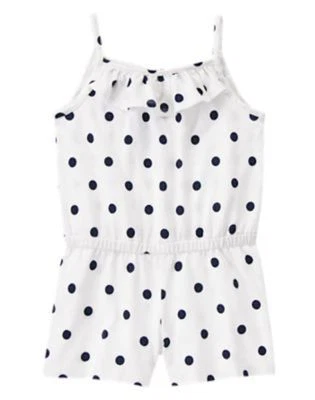 NWT Gymboree Girl SwimSuit Cover up Romper Jumper Knit 4 5 6 7  Swim Shop - Image 1 of 2