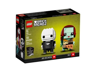 LEGO BRICKHEADZ Jack Skellington & Sally (41630) Pesadilla antes de Navidad Foto 1 de 4