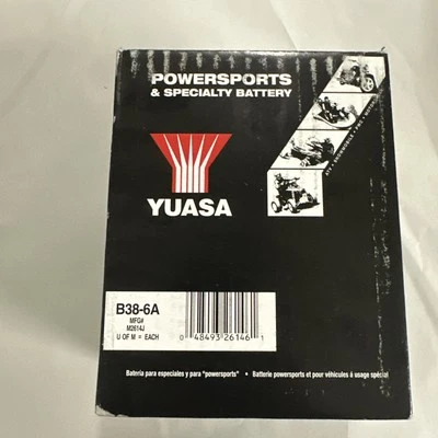 Yuasa 电池常规电池 B38-6A 宝马 R 60/2/R 50/2 — 第 1/4 张图片