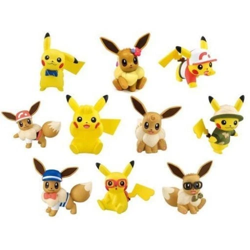 Pokemon Let's Go Pikachu & Eevee 2.5-Inch Takara Mini-Figure - Image 1 of 1
