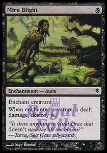 Mire Blight 4x FOIL ZEN MTG Zendikar Common MINT black - Picture 1 of 1