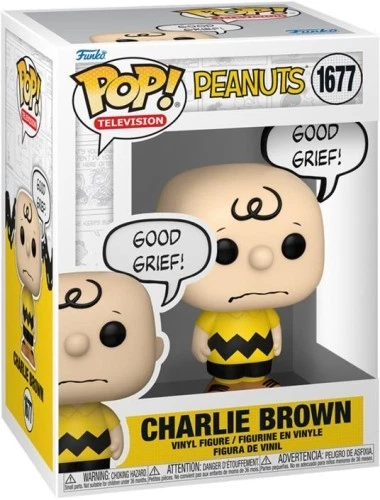 FUNKO POP: AMENDOIM - CHARLIE BROWN 'BOA DOR' - Imagem 1 de 1