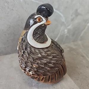 Artesania Rinconada Quail Bird Figurine Uruguay Clay Pottery *Damage* - Picture 1 of 11