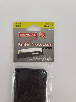 Mundial KP-7 Knife Protector 12.5" x 1.5 " Black - Image 1 of 4