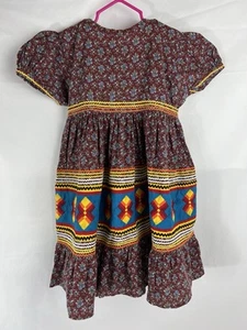 Vintage Seminole Patchwork Girl’s Dress Handmade Native American - Picture 1 of 15