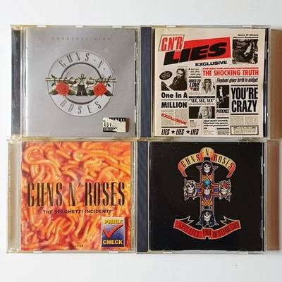 Guns N' Roses "The Spagetti Incident/G N' R Lies/Appetite +", Lot De 4 CD  - Photo 1/4