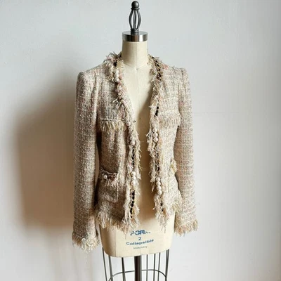 Blazer MCGINN FOR NORDSTROM 'Elizabeth' Tweed Pastel Boucle Foto 1 de 4