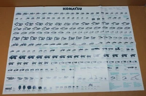Komatsu Main Product Line Construction Mining Heavy Equipment Brochure - Picture 1 of 5