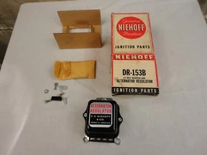 NIEHOFF DR-153B VOLTAGE REGULATOR FOR 12 VOLT NEGATIVE GROUND ALTERNATOR N0S - Foto 1 di 5