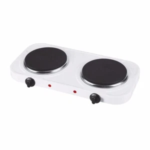Electric Double Hot Plate Portable 2000W Kitchen Table Top Cooker Stove Twin Hob - Picture 1 of 5