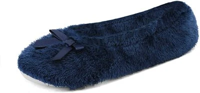 Zapatillas bailarinas de piel sintética para mujer cómodas sin cordones Foto 1 de 4