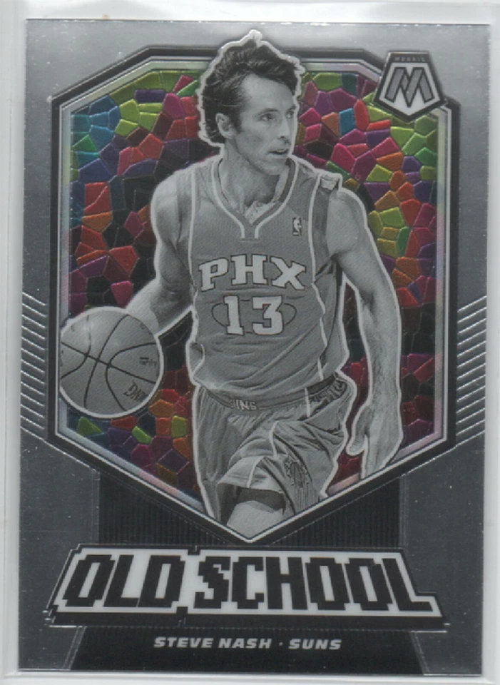 2019-20 Panini Mosaic OLD SCHOOL #1 Steve Nash PHOENIX SUNS Insert 1 - Image 1 of 1