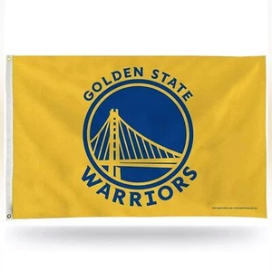 Bandiera Golden State Warriors, tifosi di basket mancave giardino striscione occhielli 5'x3' - Foto 1 di 1