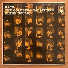 Glenn Gould The Goldberg Variations ML 5060 2 eye label Columbia Canada LP