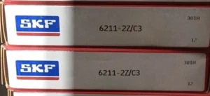 6211-2Z C3 SKF Bearing 55x100x21 (mm) - Picture 1 of 1