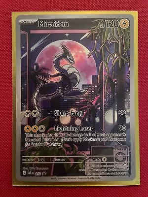 Carte Pokémon - Miraidon 013 Promo SVP013 Scellé EV01 FR NEUF