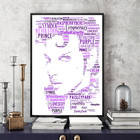 Prince Symbol Songs Word Art Portrait Keepsake/Collectable/Gift/Memorabilia