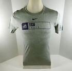 Texas Christian Univeristy TCU Men&#39;s Track &amp; Field Grey T-Shirt New Nike S